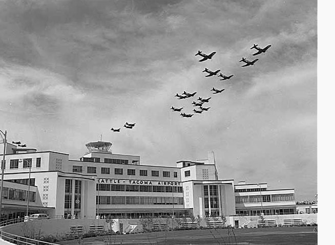 Sea-Tac Airport dedication on July 9, 1949.