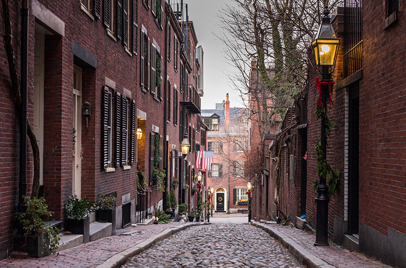 Beacon Hill neighborhood streets