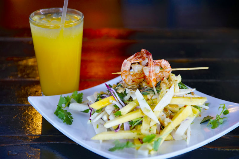 Sweet mango salad