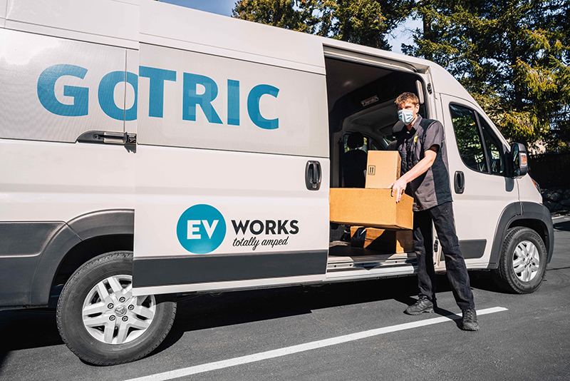 Electric commercial vans