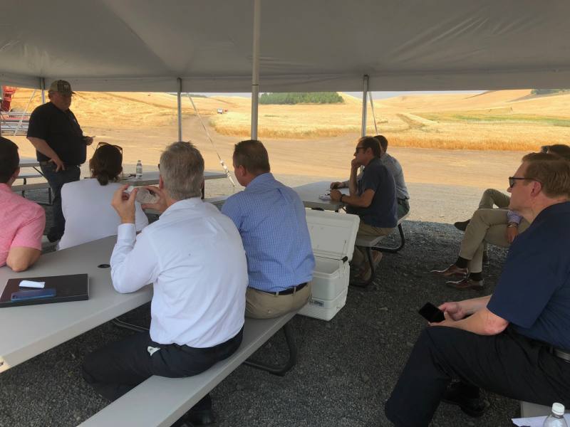 Commissioners and wheat farmers in the Palouse