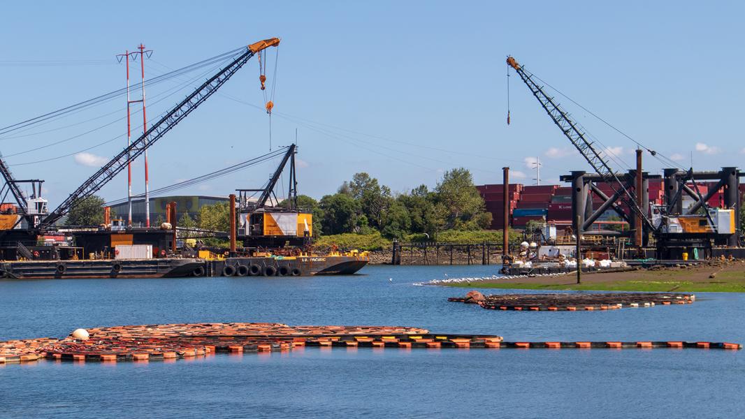 həʔapus Village Park view of the industrial waterway