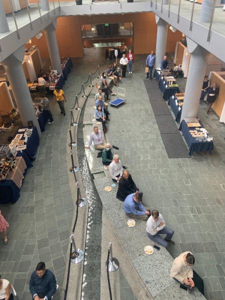 Port employees celebrating Juneteenth