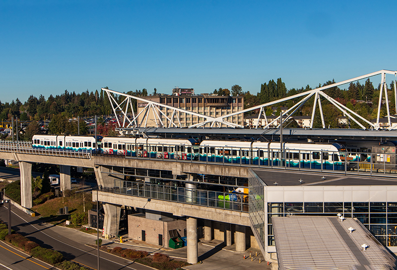 Sound Transit's Link light rail at SEA Airport