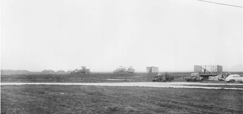 1947 Field that is now home to the airport