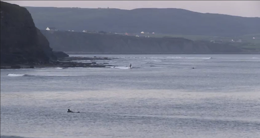 Surfing in Lahinch